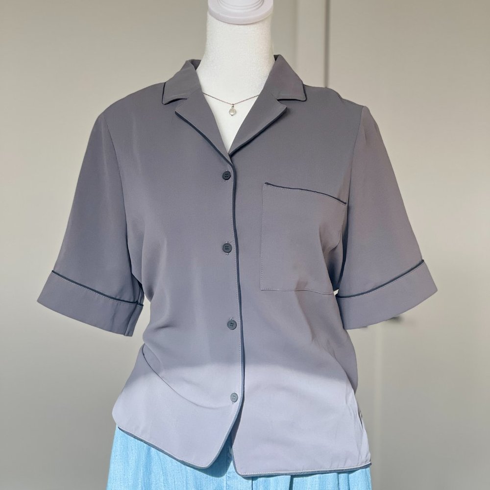 Oak + Fort Short Sleeve Button Up